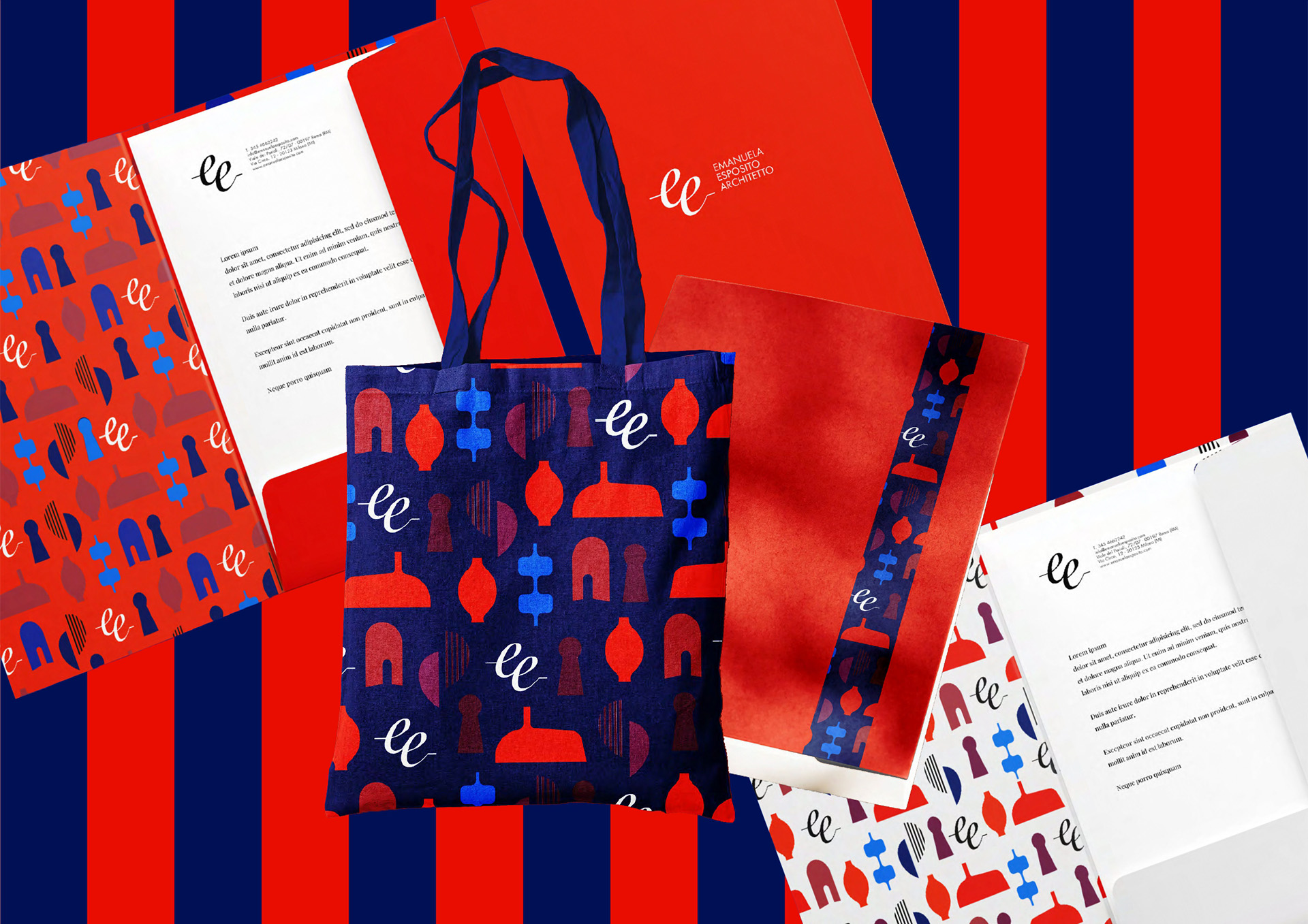 emanuela esposito architetto milano roma logo design graphic brand identity stio web