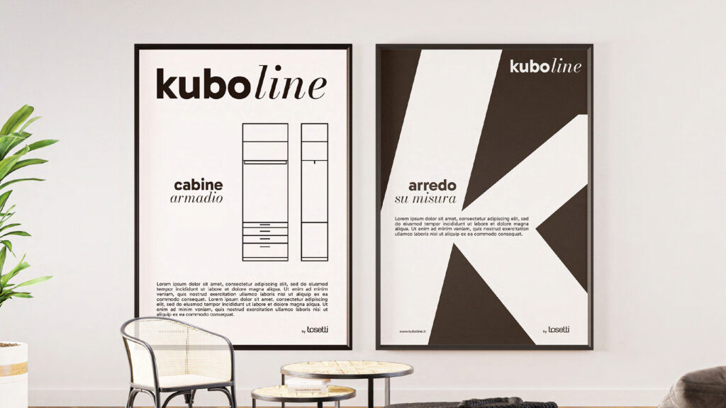 kuboline desio tosetti logo design graphic brand identity sito web